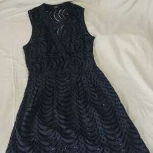 Alex Marie Navy Lace Dress Dress Size 8